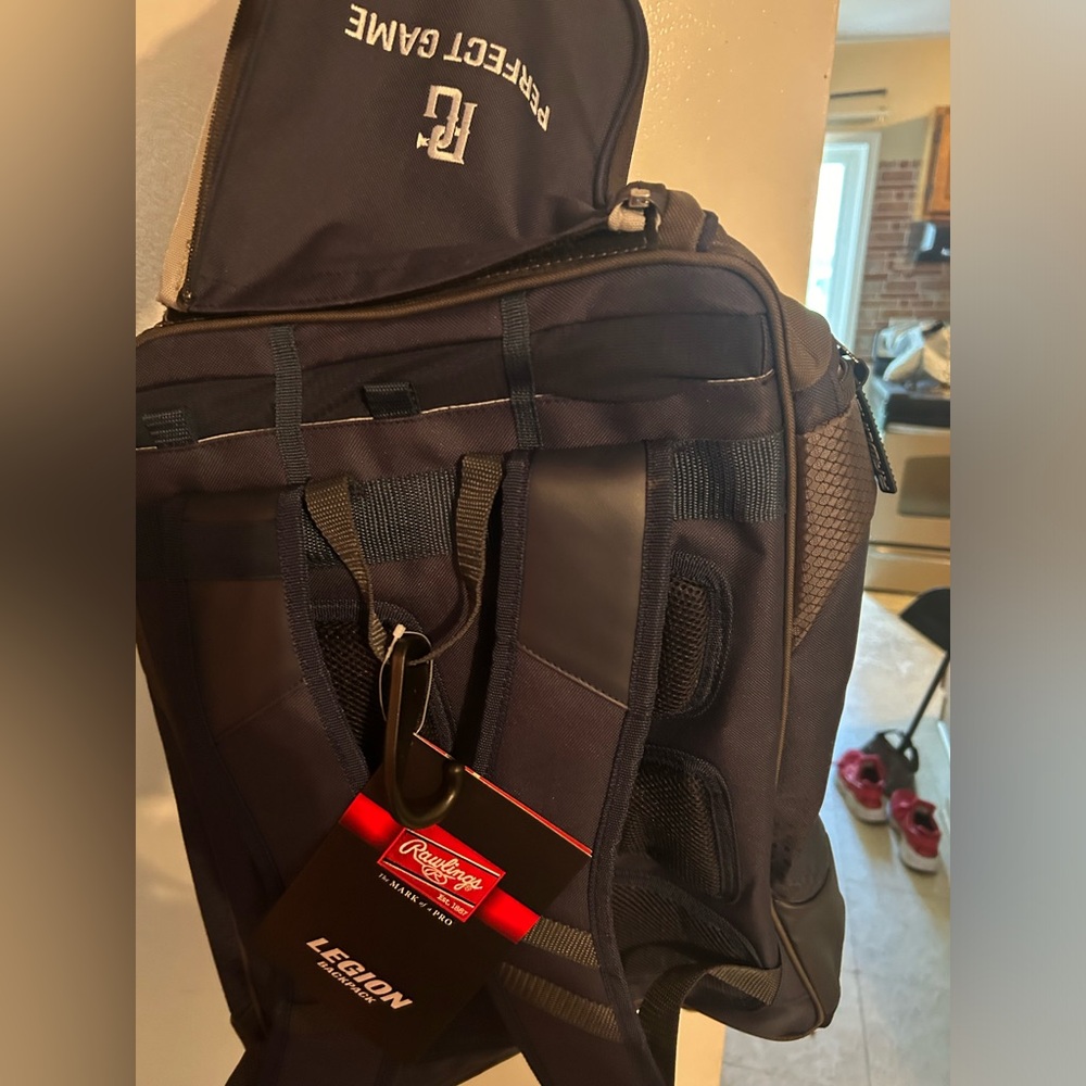 Perfect Game Rawlings Custom Baseball Book Bag New!
